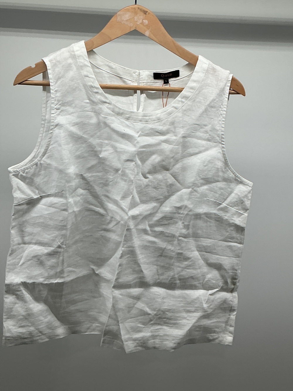100% European Linen Tank